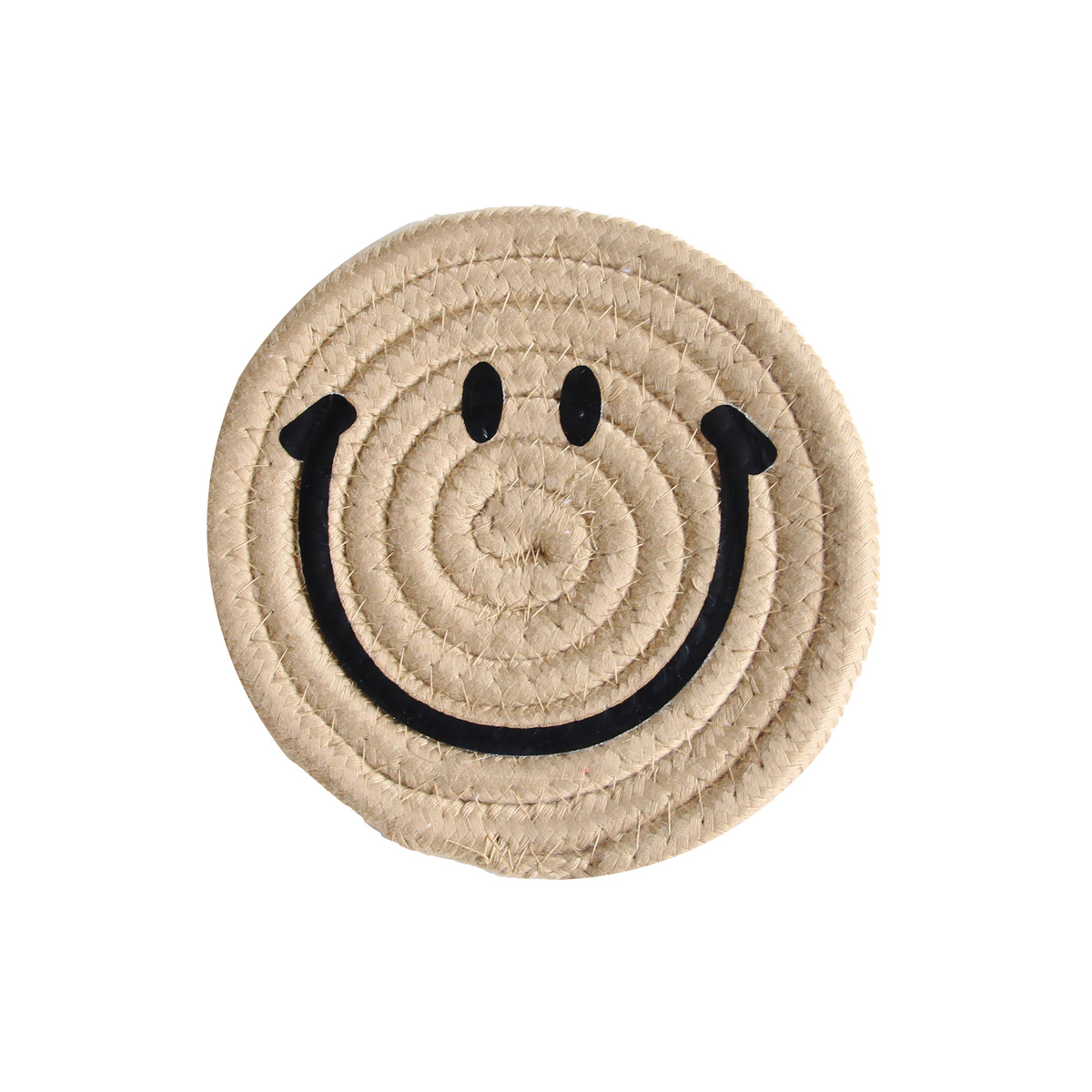 Coaster té posavasos ins estilo anti-escaldado estera de la olla cuerda de algodón tejida de aislamiento mantel estera del Tazón lindo mantel estera del aislamiento