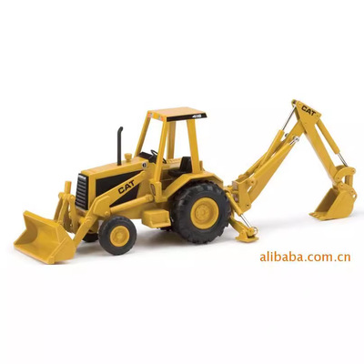 卡特1:50工程车CAT 416 Backhoe Loader 推挖两用机模型玩具55271|ms