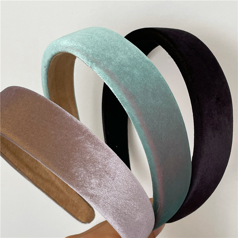 Simple Style Solid Color Cloth Hair Band5