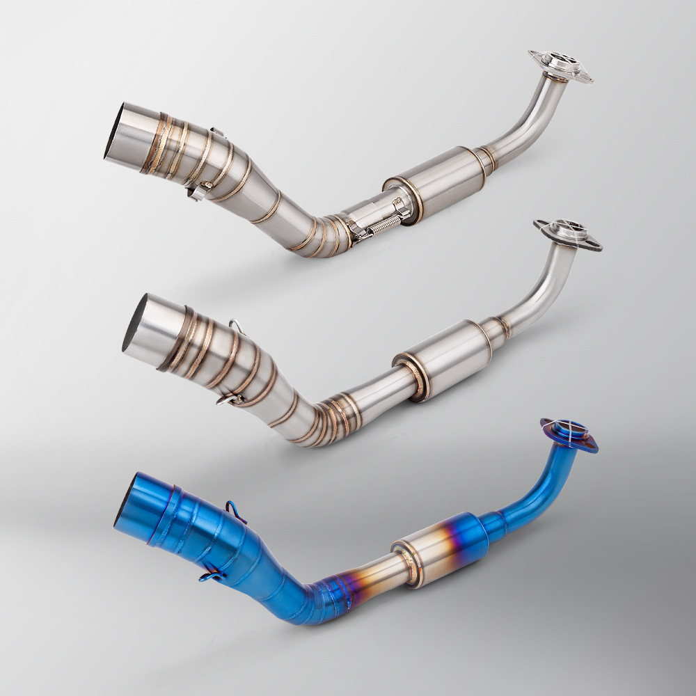 Motorcycle exhaust pipe modification NMAX 125 155 stainless steel front section tail section muffler suit 15-17 years
