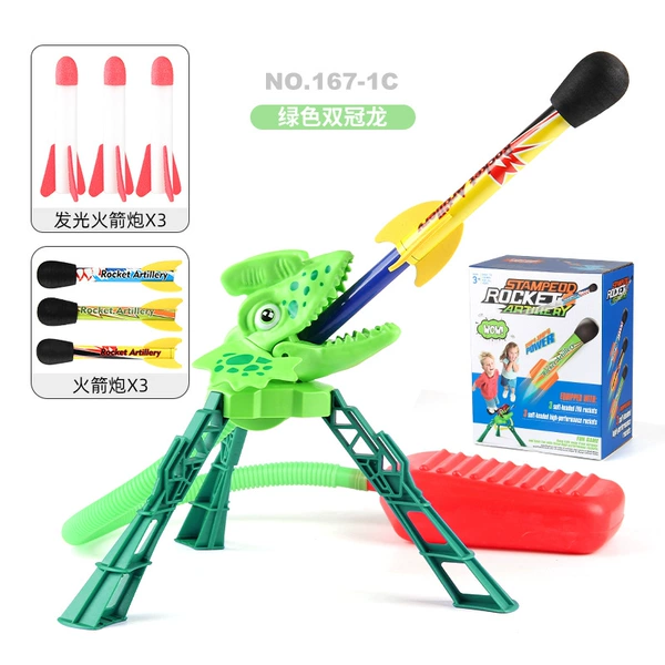 167-1c Green Double Crown Dragon Rocket 422.6G