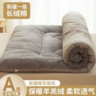 Foot r lambswool mattress soft cushion home winter cushion thickened warm dormitory student single Xinjiang cotton bed