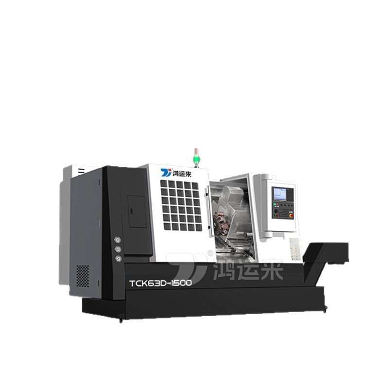 Torno de control numérico TK63D - 1500 centro de giro de eje largo inclinado pista de corte