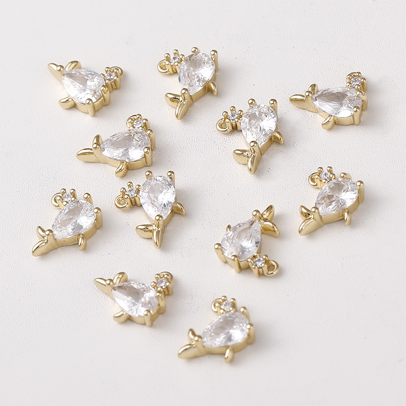 1g Weight Pendant Jewelry Making Type 10.5*11.6mm, 3.5*5mm, 8*7.3mm Jewelry Making Size 14K Gold Plated Plating Material Zircon Inlay Material Pendant Classification 1 Piece Quantity Copper Material Octopus, Fish Tail, Whale Pattern All Seasons Season Plating Design Retro, Classic Style Style 1 Piece 10.5*11.6mm 3.5*5mm 8*7.3mm Copper Zircon 14K Gold Plated Octopus Fish Tail Whale Pendant 15