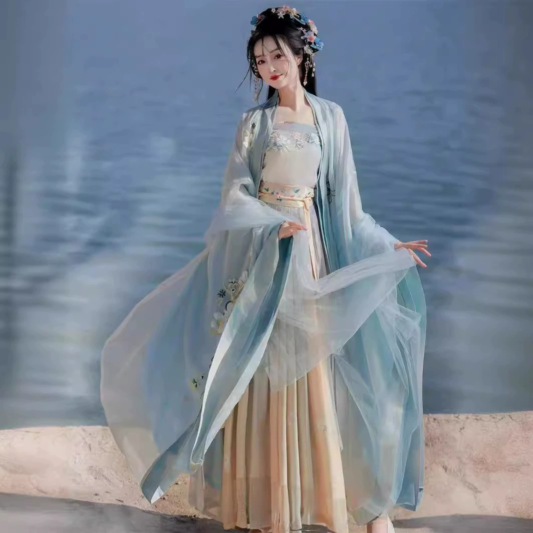 Новый стиль песни Hanfu Yusheng Yanyu китайский стиль улучшен
