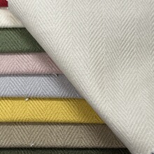 工厂新款纯棉双人斜洗水320克美丽斜砂洗人字纹棉布男装潮牌面料