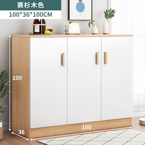 Simple modern sideboard kitchen storage cabinet Nordic style cupboard home tea cabinet dining room living room storage cabinet