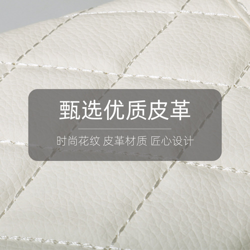 Car trash can two-in-one hanging female mini rear leather car seat back waterproof storage bag car supplies