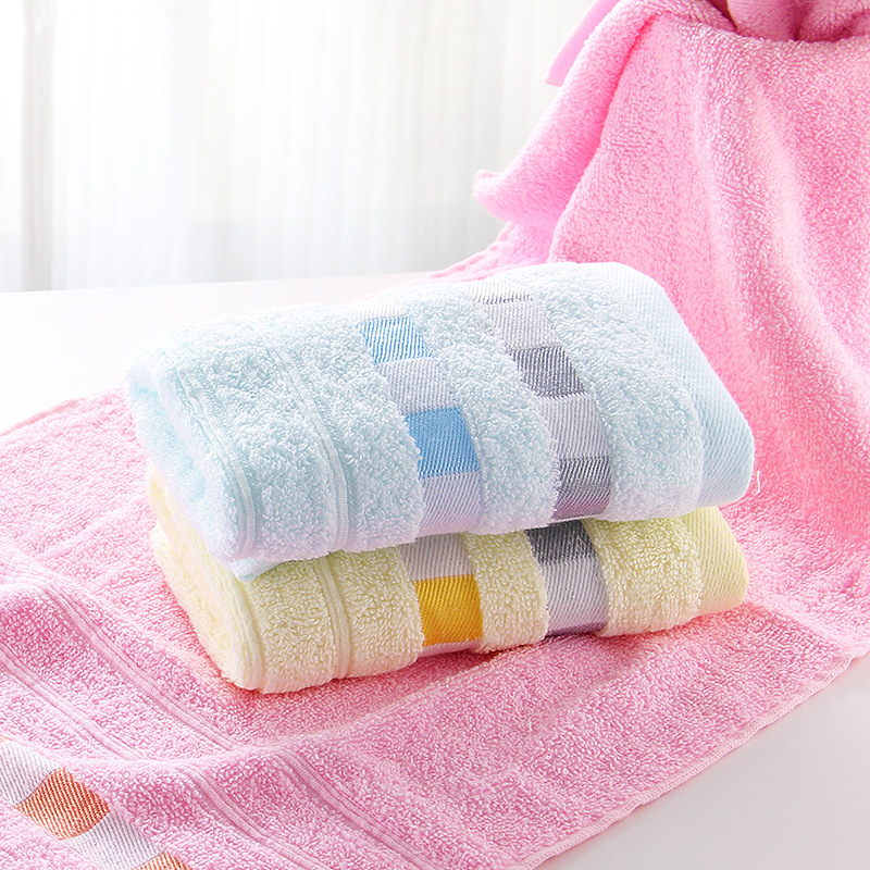 Toalha de rosto macia e absorvente em algodão para casais_voghion.com