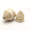 Spinning top from natural wood for gym, wooden toy, wholesale