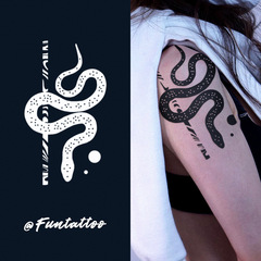 Juice lasting two weeks tattoo decal arm female dark snake big wings personalized waterproof herbal sticker temporary tattoo