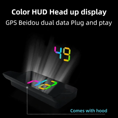 Vehicle HUD display car Beidou GPS