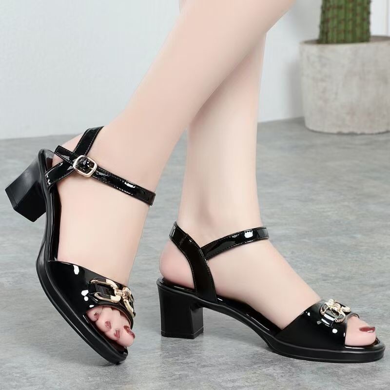 Black sandals