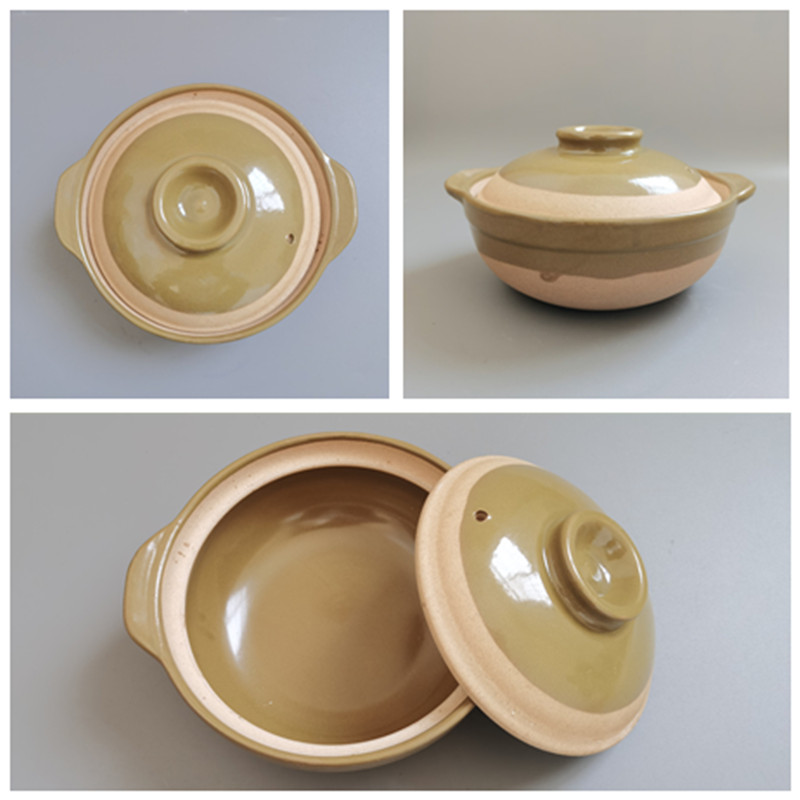 煲仔饭砂锅小号煲仔传统砂锅米线商用瓦煲陶土锅粗陶砂锅粥锅