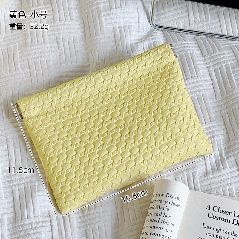 Bolsa de maquillaje simple con modelado integral bolsa de almacenamiento impermeable, corazón de una niña macarrón bolsa de cambio, bolsa de tampón