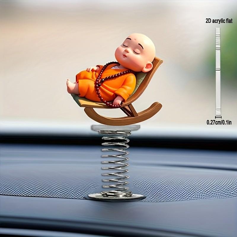 Amazon's New Cute 2D Flat Acrylic Cute Little Animal Spring Car Creative Decoration Ornament