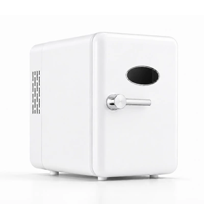 New Beauty Fridge 4L Car and Home Dual-Use Cosmetics Semiconductor Mini Fridge Outdoor Toy Fridge (Soyuducular) - white-dual-purpose-model-for-car-and-home-national-standard-line