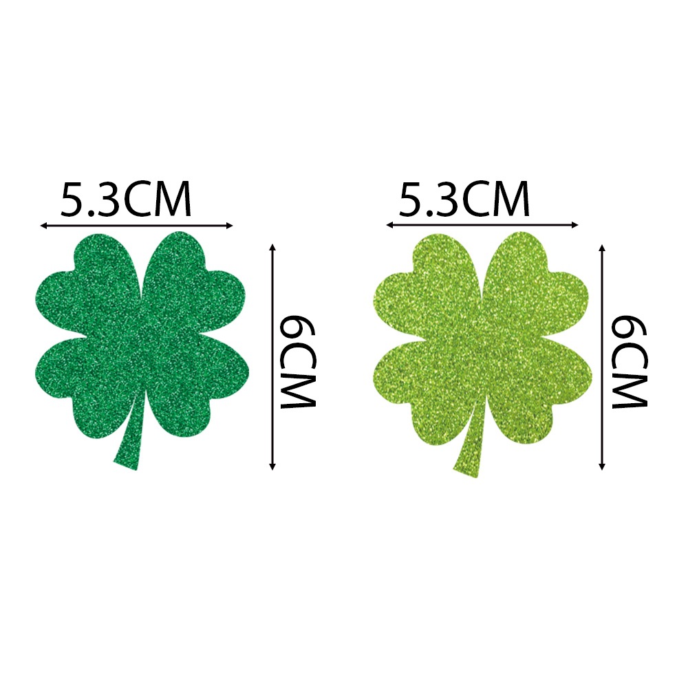 Transfronterizo día de San Patricio fiesta decoración plug-in paja Lucky Clover irlandés decoración festiva