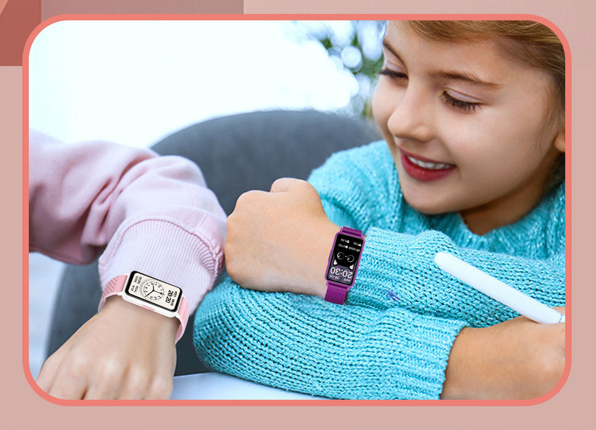 G02 Smart Bracelet S90 Upgraded model Heart rate and blood Pressure alarm message reminder Waterproof children's sports bracelet manufacturer undefined