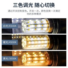 Energy-saving light bulb screw led lamp ceiling lamp wick replacement light bar home living room corn lamp super bright lighting