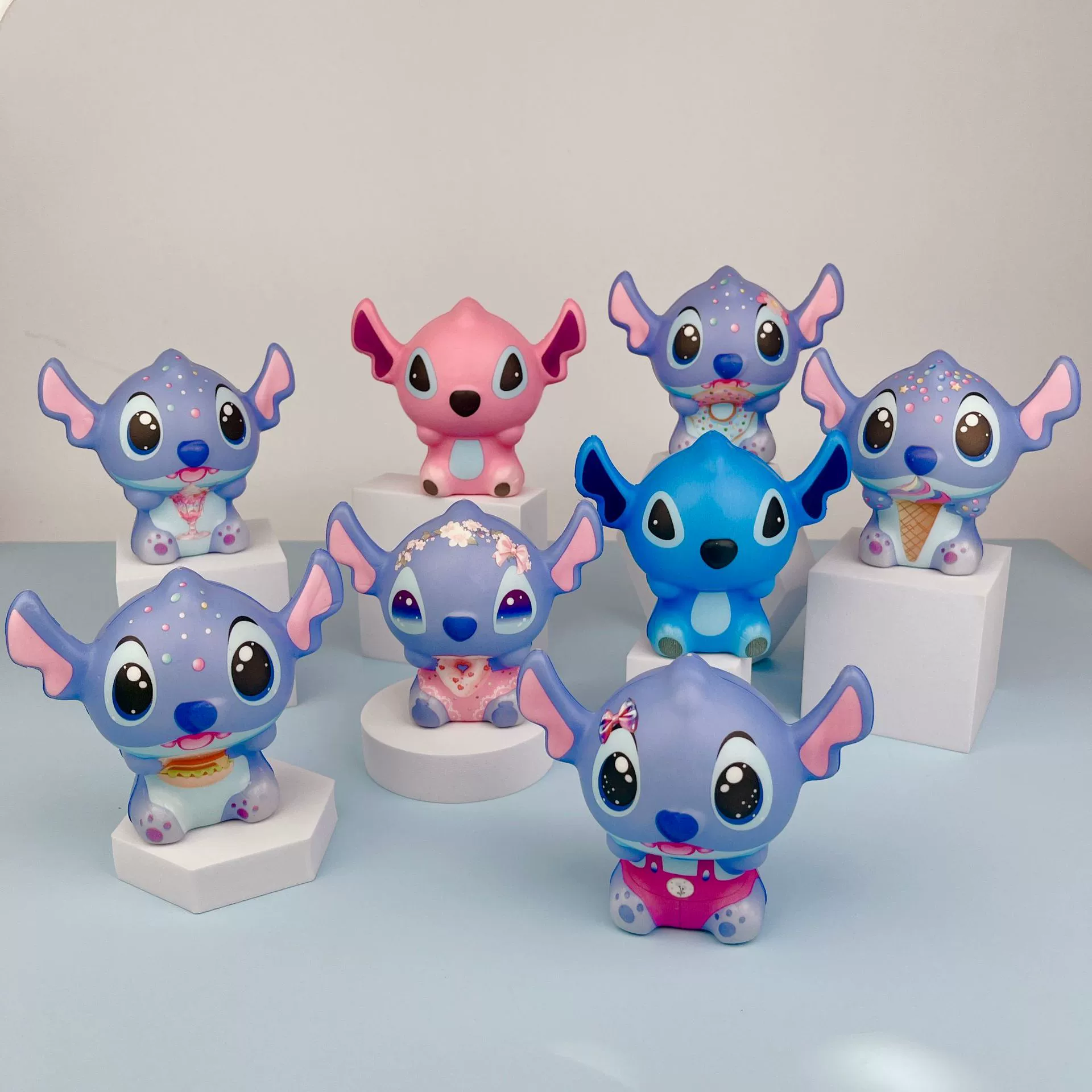 Популярная трансграничная игрушка для снятия стресса Стич, мягкая детская игрушка из ПУ, медленно восстанавливающая форму, антистресс, прямые продажи с фабрики