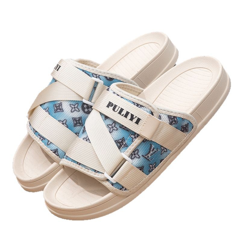 Nuevas zapatillas de pareja de verano para hombres con suela suave de moda coreana personalidad vacaciones zapatillas juveniles