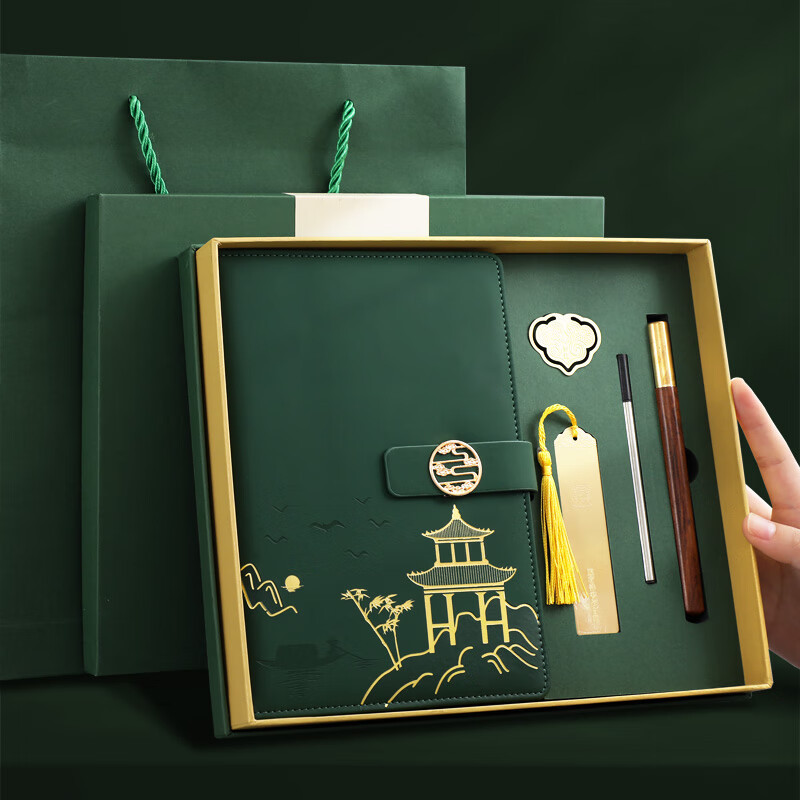 El juego de cuadernos A5 en caja de regalo se puede imprimir con logotipo, es un regalo ideal para oficinas comerciales, personaliza tu cuaderno de notas con la tendencia nacional para estudiantes.