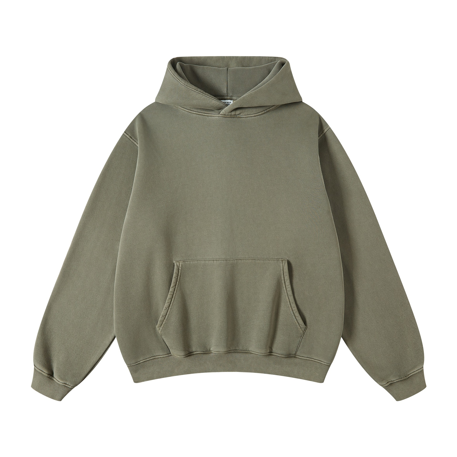 Men's Heavyweight Washed Hooded Sweatshirt For Autumn And Winter_voghion.com
