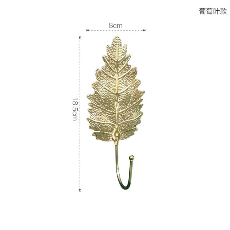 Luz de lujo nórdico hierro gancho hogar pasillo pared colgante abrigo gancho clave gancho creativo pared decoración colgante