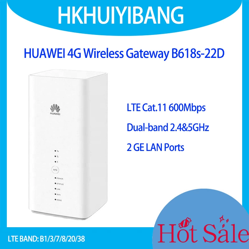 Применимо для Huawei B618s-22d LTE Cat 11 4G без блокировки карты маршрутизатор мобильного офиса 600M