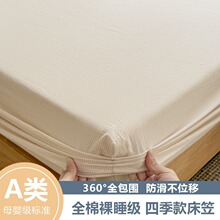 床笠纯棉全棉床垫保护罩2025新款四季通用床罩学生宿舍单人床套罩