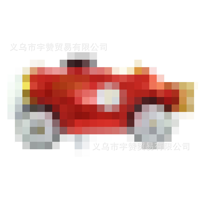 red retro racing car