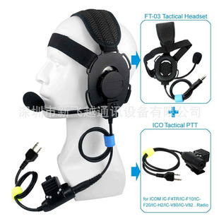 ����Ұ��CS���v�C���C�b��Tactical�^������+U94 PTT  ICOM V80��
