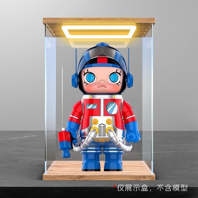 Popマート適用バブルマットモリー400% オプティマスプライムハンドリターンライトアクリル収納ボックス|undefined