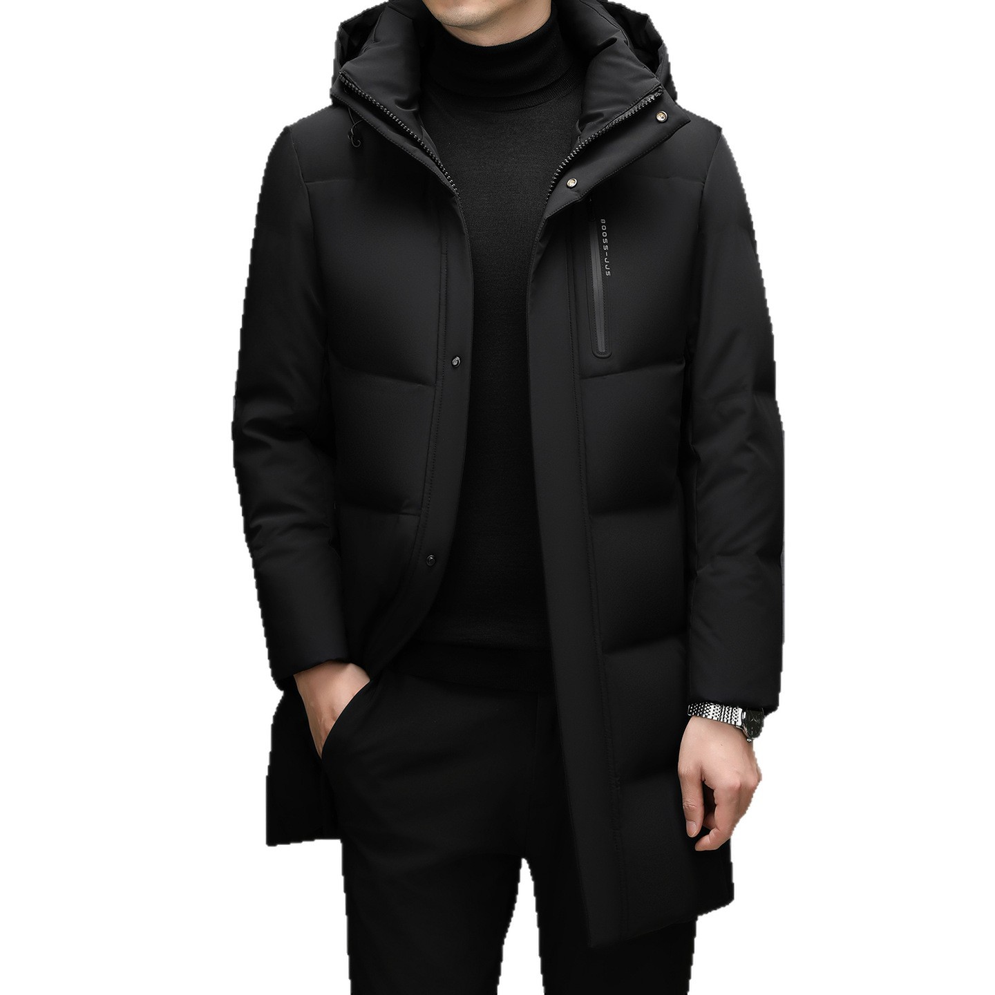 Winter men's warm casual down jacket