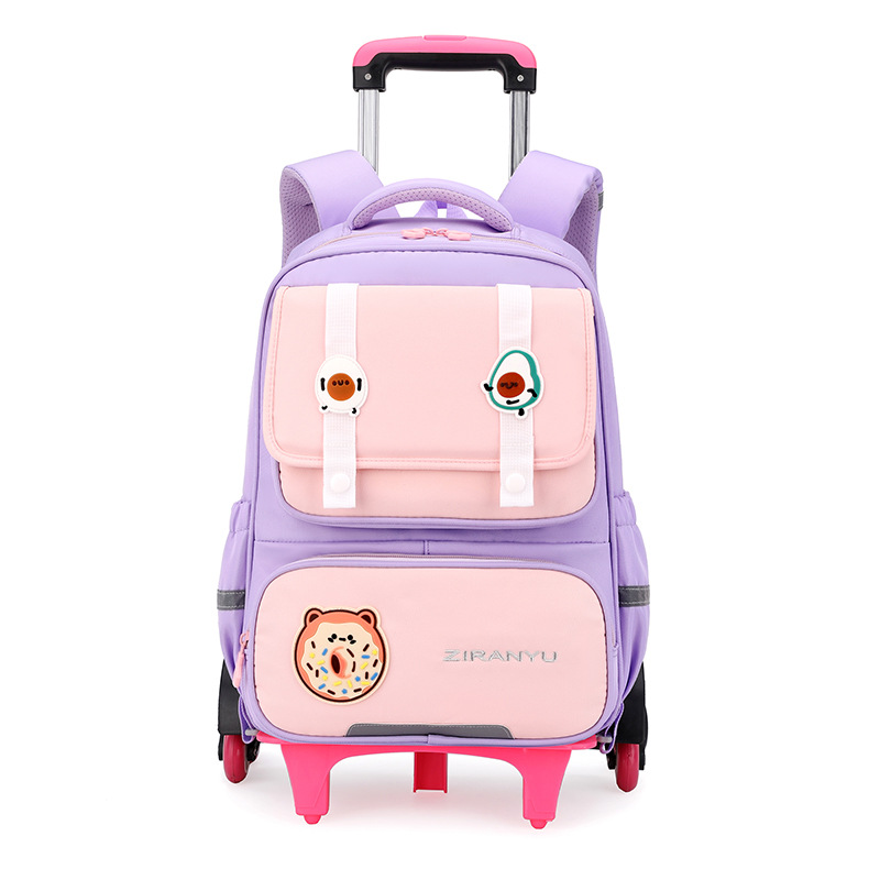 Nuevo pez natural para estudiantes de primaria, estudiantes de secundaria, bolsas de seis ruedas, escaleras de grado 234, niñas