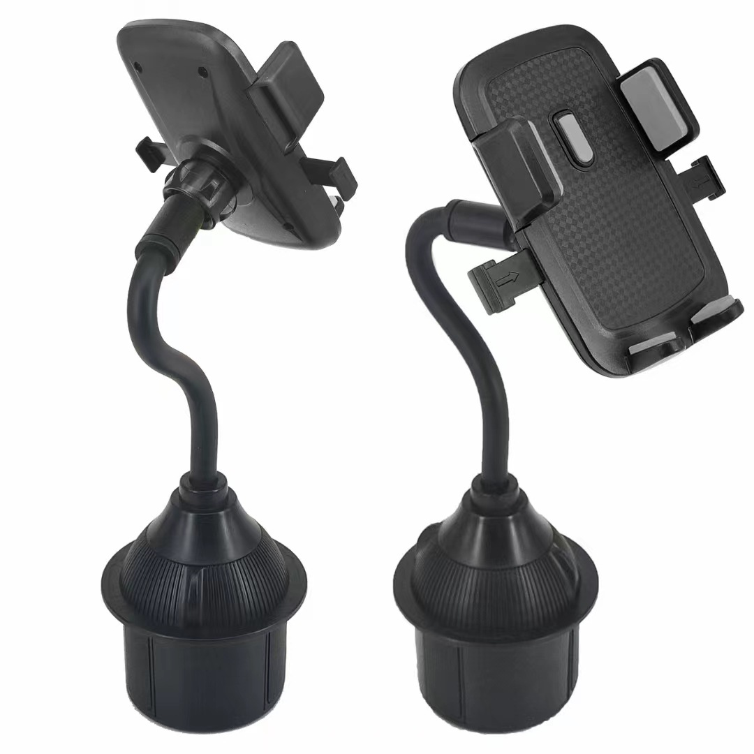 Portavasos de coche transfronterizo soporte de teléfono móvil soporte de navegación para coche multifunción clip de teléfono móvil ajustable giratorio de 360 grados