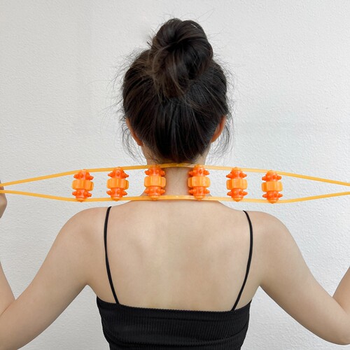 Back massager, waist and cervical spine, new shoulder massage artifact, manual back massager, cervical spine open shoulder massage stick