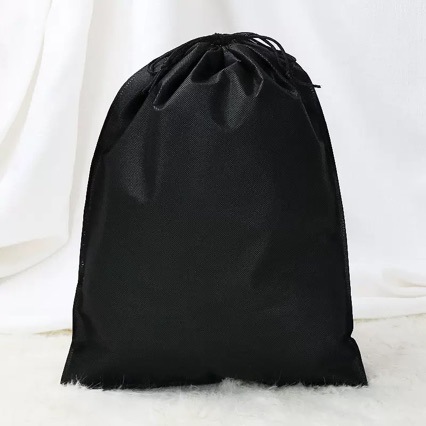 Adult Utensils Black Storage Bag Double Drawstring Glasses Bag Soft Portable Dust Bag Toy Storage Wholesale