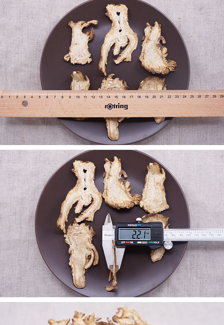 Dried Angelica Slices Dang Gui Whole Root 500g Loose Bulk Traditional TCM Herb for Decoction and Soup quality and texture