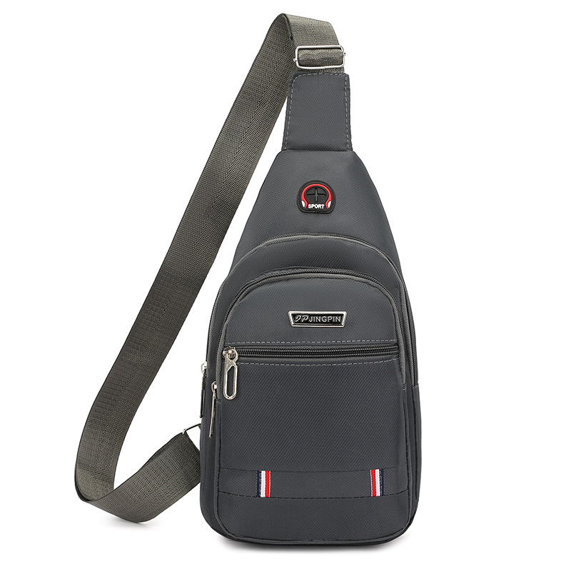 Moda transfronteriza bolso de pecho de los hombres nueva bolsa de mensajero de hombro casual Oxford tela moda simple bolsa de pecho mochila portátil