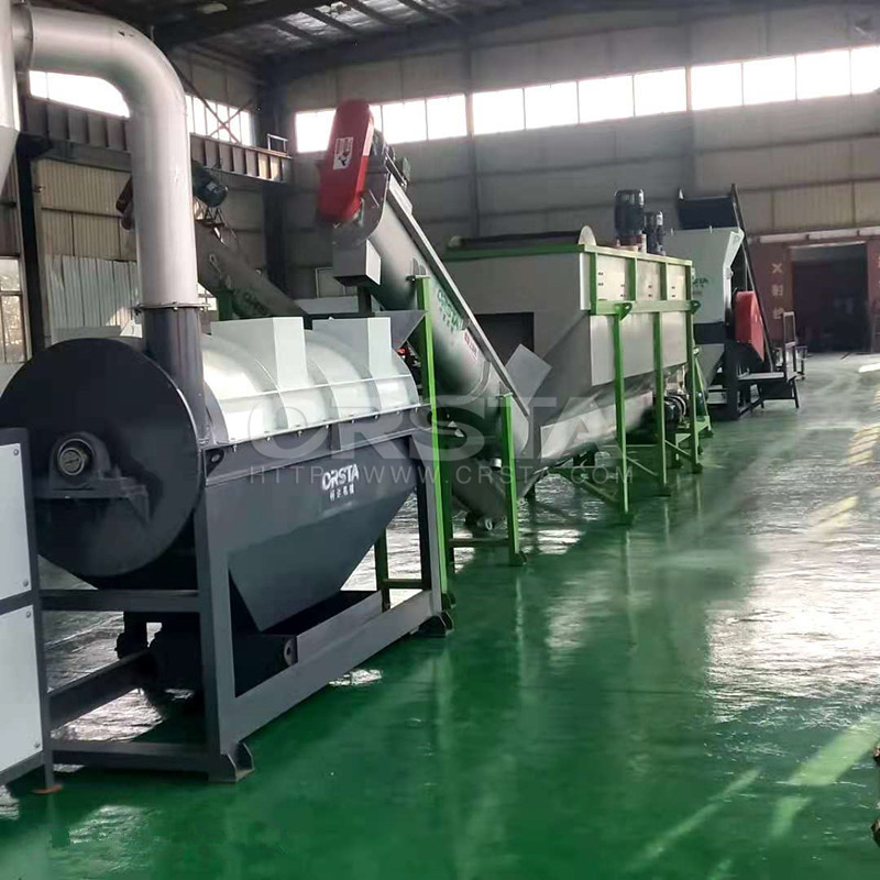 全套医废塑料破碎处理生产线设备，点滴瓶破碎清洗回收机器