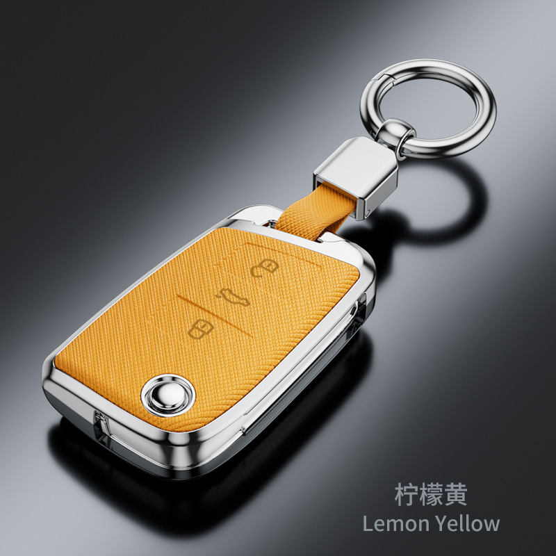 SuitabLe for VoLkswagen Sagitar Tiguan L Lavida Santana Bora Tanyue Passat Cross Pattern FashionabLe Key Cover