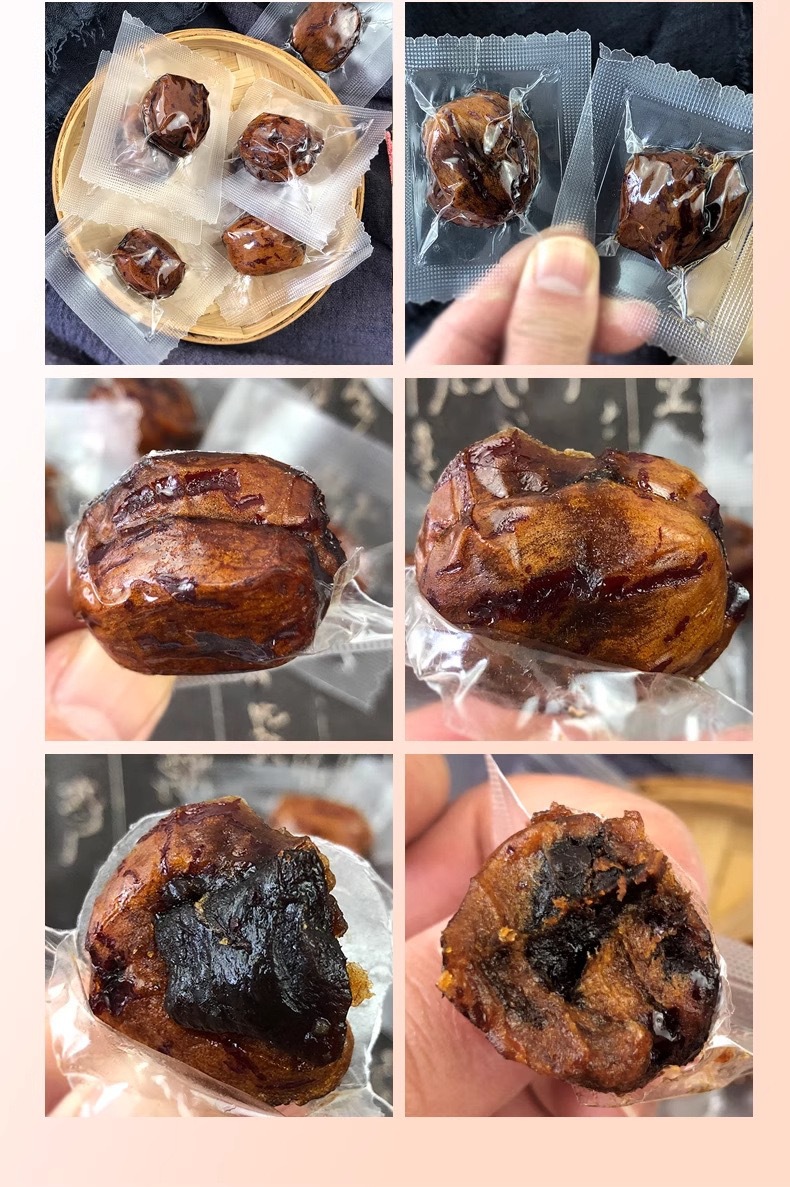 Huang Jing Bao Zao Polygonatum Stuffed Jujube Snack 100g Jar Soft Sweet Herbal Date Treat specifications