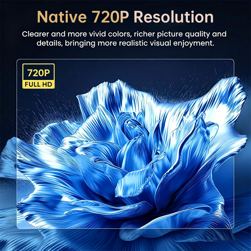New Hot-Selling S320 PLUS Projector with Wireless Screen Mirroring Portable HD Projector for Home and Large Displays