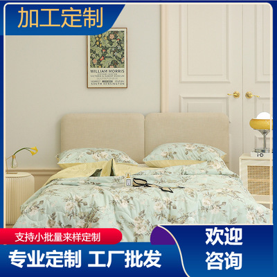 【夏被】60S支纯棉贡缎长绒棉夏凉被可机洗春秋被工厂