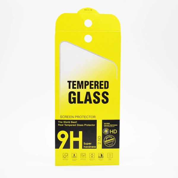 Full -screen transparent steel film+yellow packaging