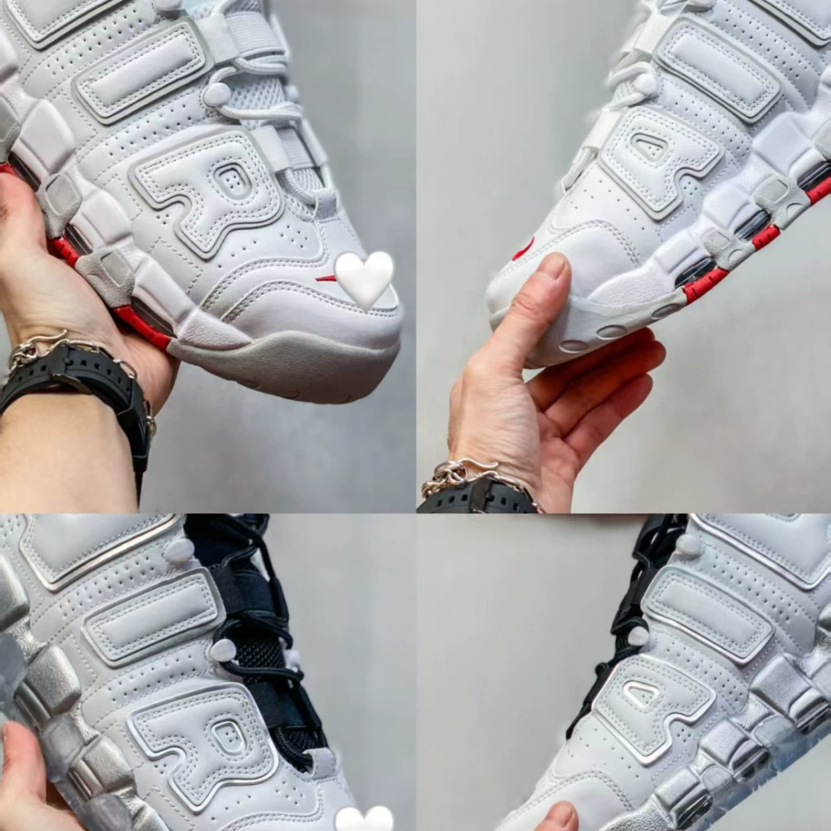 Company-Level Wmns Air More Uptempo Pippen First Generation Series Classic Versatile Casual Basketball Shoes Company-Level Wmns Air More Uptempo Pippen First Generation Series Classic Versatile Casual Basketball Shoes