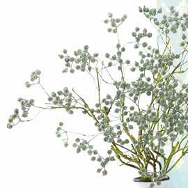 仿真花浆果蓝莓果美式家装浆果样板房假花家居装饰枯枝花艺诧寂风
