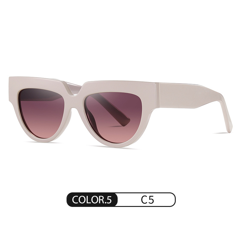 Nuevas gafas de sol polarizadas de placa retro S26107 Gafas de sol anti-ultravioleta Moda para mujer TR Gafas anti-azul